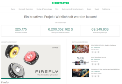 Kickstarter.com - Allgemeine Infos