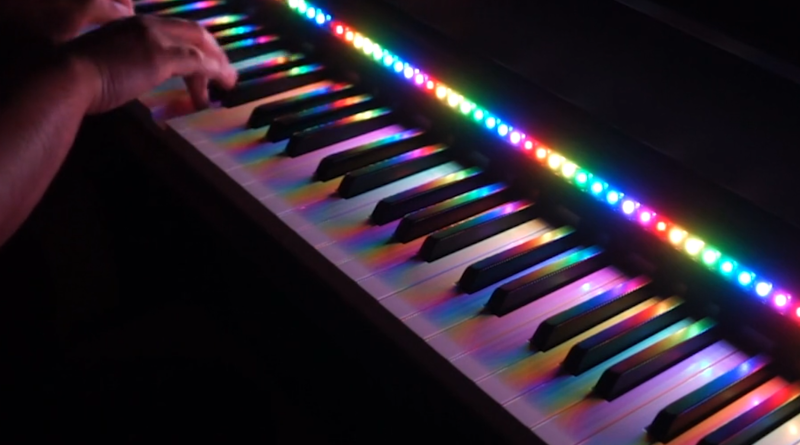 Aurora piano LED strip